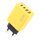 KO-71 Caricatore multiporta doppio PD Type-C da 120 W + doppio USB QC3.0, spina: spina UE (giallo) KO-71 Caricatore multiporta doppio PD Type-C da 120 W + doppio USB QC3.0, spina: spina UE (giallo)