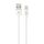 Cavo dati USB di ricarica rapida serie ROCK P8 Prime da 1 m, interfaccia: 2,4 A 8 pin (bianco) Cavo dati USB di ricarica rapida serie ROCK P8 Prime da 1 m, interfaccia: 2,4 A 8 pin (bianco)