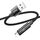 hoco U125 Benefit Cavo dati di ricarica da USB a 8 pin da 1,2 m con display (nero)