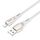 hoco U133 Cavo dati di ricarica rapida intrecciato da 8 pin a USB-A, lunghezza: 1,2 m (grigio) hoco U133 Cavo dati di ricarica rapida intrecciato da 8 pin a USB-A, lunghezza: 1,2 m (grigio)