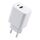 LZ-105A+C PD 20W USB-C/Type-C+QC 3.0 Porte USB Caricatore da viaggio con motivo a punti, spina europea (bianco) LZ-105A+C PD 20W USB-C/Type-C+QC 3.0 Porte USB Caricatore da viaggio con motivo a punti, spina europea (bianco)