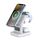 YP-HY05 15W 5 in 1 caricatore wireless multifunzionale magnetico con orologio (bianco) YP-HY05 15W 5 in 1 caricatore wireless multifunzionale magnetico con orologio (bianco)