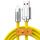 Cavo dati Mech Series 6A 120W da USB a 8 pin in metallo con ricarica rapida in silicone, lunghezza: 1,2 m (giallo) Cavo dati Mech Series 6A 120W da USB a 8 pin in metallo con ricarica rapida in silicone, lunghezza: 1,2 m (giallo)