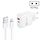 Caricabatterie per telefono cellulare PD04 Type-C + USB con cavo da USB a 8 pin, spina europea (bianco) Caricabatterie per telefono cellulare PD04 Type-C + USB con cavo da USB a 8 pin, spina europea (bianco)