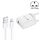 PD04 Type-C + USB Caricabatteria per telefono cellulare con cavo da USB a 8 pin, spina UK (bianco) PD04 Type-C + USB Caricabatteria per telefono cellulare con cavo da USB a 8 pin, spina UK (bianco)