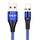 ENKAY 3A USB a 8 pin cavo dati di ricarica rapida magnetica con luce LED, lunghezza: 2 m (blu) ENKAY 3A USB a 8 pin cavo dati di ricarica rapida magnetica con luce LED, lunghezza: 2 m (blu)