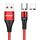 ENKAY 2 in 1 3A USB a 8 pin + cavo dati di ricarica rapida magnetico di tipo C, lunghezza: 1 m (rosso) ENKAY 2 in 1 3A USB a 8 pin + cavo dati di ricarica rapida magnetico di tipo C, lunghezza: 1 m (rosso)