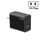 Caricabatterie rapido GaN PD48W Type-C PD3.0 + USB 3.0 , Spina USA (nero) Caricabatterie rapido GaN PD48W Type-C PD3.0 + USB 3.0 , Spina USA (nero)