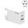 Adattatore per notebook GaN PD48W Type-C PD3.0 + USB 3.0 , spina UK (bianca) Adattatore per notebook GaN PD48W Type-C PD3.0 + USB 3.0 , spina UK (bianca)