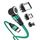 ENKAY PD60W da tipo C a tipo C / 8 pin / Micro USB magnetico 540 gradi rotante cavo di ricarica veloce, lunghezza: 1 m (verde) ENKAY PD60W da tipo C a tipo C / 8 pin / Micro USB magnetico 540 gradi rotante cavo di ricarica veloce, lunghezza: 1 m (verde)