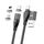 ENKAY 6-in-1 PD100W USB-A / da tipo C a tipo C / 8 pin / cavo di ricarica rapida magnetico micro USB, lunghezza cavo: 1 m (nero) ENKAY 6-in-1 PD100W USB-A / da tipo C a tipo C / 8 pin / cavo di ricarica rapida magnetico micro USB, lunghezza cavo: 1 m (nero)