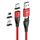 ENKAY 6-in-1 PD100W USB-A / da tipo C a tipo C / 8 pin / cavo di ricarica rapida magnetico micro USB, lunghezza cavo: 2 m (rosso) ENKAY 6-in-1 PD100W USB-A / da tipo C a tipo C / 8 pin / cavo di ricarica rapida magnetico micro USB, lunghezza cavo: 2 m (rosso)