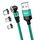 ENKAY Cavo di ricarica rapido magnetico con rotazione di 540 gradi 3 in 1 da USB a tipo C / 8 pin / Micro USB 3 in 1, lunghezza: 2 m (verde) ENKAY Cavo di ricarica rapido magnetico con rotazione di 540 gradi 3 in 1 da USB a tipo C / 8 pin / Micro USB 3 in 1, lunghezza: 2 m (verde)
