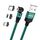 ENKAY Cavo di ricarica magnetico girevole a 540 gradi 3 in 1 da USB a tipo C / 8 pin / Micro USB 2,4 A, lunghezza: 2 m (verde) ENKAY Cavo di ricarica magnetico girevole a 540 gradi 3 in 1 da USB a tipo C / 8 pin / Micro USB 2,4 A, lunghezza: 2 m (verde)