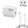 Caricatore USB PD30W USB-C / Type-C + QC3.0 con cavo dati da Type-C a 8 pin da 1 m, spina AU (bianco) Caricatore USB PD30W USB-C / Type-C + QC3.0 con cavo dati da Type-C a 8 pin da 1 m, spina AU (bianco)