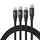 ROMOSS PD100W Cavo dati 3 in 1 da tipo C/USB-C a 8 pin e tipo C e linea di ricarica rapida micro 1,5 m (nero) ROMOSS PD100W Cavo dati 3 in 1 da tipo C/USB-C a 8 pin e tipo C e linea di ricarica rapida micro 1,5 m (nero)