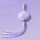 ROMOSS CB258L 6A Cavo di ricarica dati telescopico 3 in 1 da USB-A a tipo C e 8 pin e micro cavo (viola) ROMOSS CB258L 6A Cavo di ricarica dati telescopico 3 in 1 da USB-A a tipo C e 8 pin e micro cavo (viola)