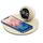 Caricatore rapido wireless con luce notturna per orologio girevole multifunzionale K22T da 15 W, colore: colore grano Caricatore rapido wireless con luce notturna per orologio girevole multifunzionale K22T da 15 W, colore: colore grano