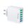 Adattatore di alimentazione per caricabatterie da viaggio USB a ricarica rapida multifunzionale a 6 porte, modello: spina europea bianca Adattatore di alimentazione per caricabatterie da viaggio USB a ricarica rapida multifunzionale a 6 porte, modello: spina europea bianca