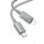 Cavo dati di ricarica USB-C/Type-C a 8 pin Favor PD hoco X107, lunghezza: 1 m (grigio) Cavo dati di ricarica USB-C/Type-C a 8 pin Favor PD hoco X107, lunghezza: 1 m (grigio)