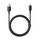 Cavo di ricarica rapida Baseus Silky Series 1m 2.4A USB a 8 pin (nero)