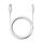 Cavo di ricarica rapida Baseus Silky Series 2m 2.4A USB a 8 pin (bianco)