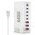 Caricabatterie da viaggio con adattatore di alimentazione USB GaN da 440 W con 3 porte USB, 5 porte PD, spina: spina USA (bianco) Caricabatterie da viaggio con adattatore di alimentazione USB GaN da 440 W con 3 porte USB, 5 porte PD, spina: spina USA (bianco)