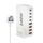 YMS-858 GaN 240W USB x 4, Caricabatterie rapido USB-C / Type-C x 4, Tipo di spina: spina UK (bianco) YMS-858 GaN 240W USB x 4, Caricabatterie rapido USB-C / Type-C x 4, Tipo di spina: spina UK (bianco)