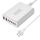 5C2A-220W GaN 220W USB x 2, Caricabatterie rapido USB-C / Type-C x 5, Tipo di spina: spina AU (bianco) 5C2A-220W GaN 220W USB x 2, Caricabatterie rapido USB-C / Type-C x 5, Tipo di spina: spina AU (bianco)