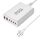 Caricabatterie rapido da tavolo 155W 4Type-C, 2USB 6 porte, tipo di spina: spina AU (bianco) Caricabatterie rapido da tavolo 155W 4Type-C, 2USB 6 porte, tipo di spina: spina AU (bianco)