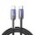Cavo dati di ricarica rapida serie JOYROOM S-A42 Crystal Clear, cavo da tipo C a 8 pin, lunghezza: 1,2 m (nero) Cavo dati di ricarica rapida serie JOYROOM S-A42 Crystal Clear, cavo da tipo C a 8 pin, lunghezza: 1,2 m (nero)
