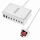 Caricabatterie da tavolo multiporta da 500 W GaN 6 Type-C 2 USB, spina: spina UK (bianco) Caricabatterie da tavolo multiporta da 500 W GaN 6 Type-C 2 USB, spina: spina UK (bianco)