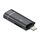 Adattatore 2 in 1 da 8 pin a USB e lettore di schede TF (nero)
