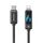 Cavo dati veloce USAMS SJ743 USB-C/Tipo-C a 8 pin in lega di zinco, lunghezza: 1,2 m (colore pistola) Cavo dati veloce USAMS SJ743 USB-C/Tipo-C a 8 pin in lega di zinco, lunghezza: 1,2 m (colore pistola)