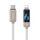 Cavo dati veloce USAMS SJ743 USB-C/Tipo-C a 8 pin in lega di zinco, lunghezza: 1,2 m (titanio) Cavo dati veloce USAMS SJ743 USB-C/Tipo-C a 8 pin in lega di zinco, lunghezza: 1,2 m (titanio)