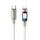 Cavo dati USAMS SJ749 da 30 W tipo C/USB-C a 8 pin in lega di zinco con luce colorata, lunghezza: 1,2 m (titanio) Cavo dati USAMS SJ749 da 30 W tipo C/USB-C a 8 pin in lega di zinco con luce colorata, lunghezza: 1,2 m (titanio)