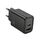 Caricabatterie a doppia porta hoco N61 PD20W+QC3.0, specifiche: spina UE (nero) Caricabatterie a doppia porta hoco N61 PD20W+QC3.0, specifiche: spina UE (nero)