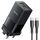 Yesido YC92 65W USB e USB-C / Type-C Dual Port GaN Caricabatterie rapido Set, spina UK (nero) Yesido YC92 65W USB e USB-C / Type-C Dual Port GaN Caricabatterie rapido Set, spina UK (nero)