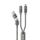 Cavo dati di ricarica rapida WK WDC-66 2 a 2 3A USB+Type-C a 8 pin+Type-C, lunghezza: 1,2 m (grigio) Cavo dati di ricarica rapida WK WDC-66 2 a 2 3A USB+Type-C a 8 pin+Type-C, lunghezza: 1,2 m (grigio)