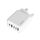 Caricabatterie multiporta USB doppio tipo C 3 PD da 120 W per telefoni cellulari, spina UK (bianco) Caricabatterie multiporta USB doppio tipo C 3 PD da 120 W per telefoni cellulari, spina UK (bianco)