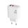 PD31 5V-20V 30W Caricabatterie compatibile con protocollo multiplo USB-C / Tipo-C + USB-A, spina UE (bianco) PD31 5V-20V 30W Caricabatterie compatibile con protocollo multiplo USB-C / Tipo-C + USB-A, spina UE (bianco)