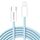 ENKAY CB175 Candy Color PD 27W Cavo dati di ricarica USB-C/Type-C a 8 pin, lunghezza: 1 m (blu) ENKAY CB175 Candy Color PD 27W Cavo dati di ricarica USB-C/Type-C a 8 pin, lunghezza: 1 m (blu)