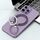 Supporto per telefono ad anello magnetico a doppio asse per auto (viola brillante) Supporto per telefono ad anello magnetico a doppio asse per auto (viola brillante)