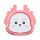 Supporto ad anello girevole in metallo per telefono Cartoon Dragon (rosa)