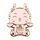 Supporto pieghevole da tavolo per telefono Cartoon Dragon (rosa)