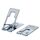 Porta del telefono desktop pieghevole portatile LK022 (grigio)