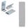 R-JUST SJ22 Invisibile Supporto per stand pieghevole a quattro barre (argento) R-JUST SJ22 Invisibile Supporto per stand pieghevole a quattro barre (argento)