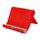 Supporto da tavolo pieghevole e regolabile Peacock per iPad Air e Air 2, iPad mini, Galaxy Tab e altri tablet PC (rosso)