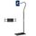 SSKY L6 Comodino Divano Live Landing Phone Tablet Staffa per Computer, Stile: Base Versione Telescopica Pesante (Nero)