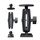 Staffa per macchine agricole in lega di alluminio per tablet PC con supporto per monitor KZ06J, stile: ellisse + collegamento + quadrato centrale Staffa per macchine agricole in lega di alluminio per tablet PC con supporto per monitor KZ06J, stile: ellisse + collegamento + quadrato centrale